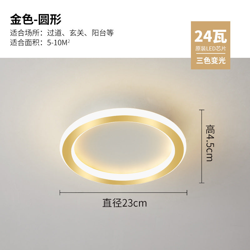 Nordic Corridor Entrance Hallway Light Simple Modern Creative Cloakroom Light led Balcony Small Ceiling Light Fixture