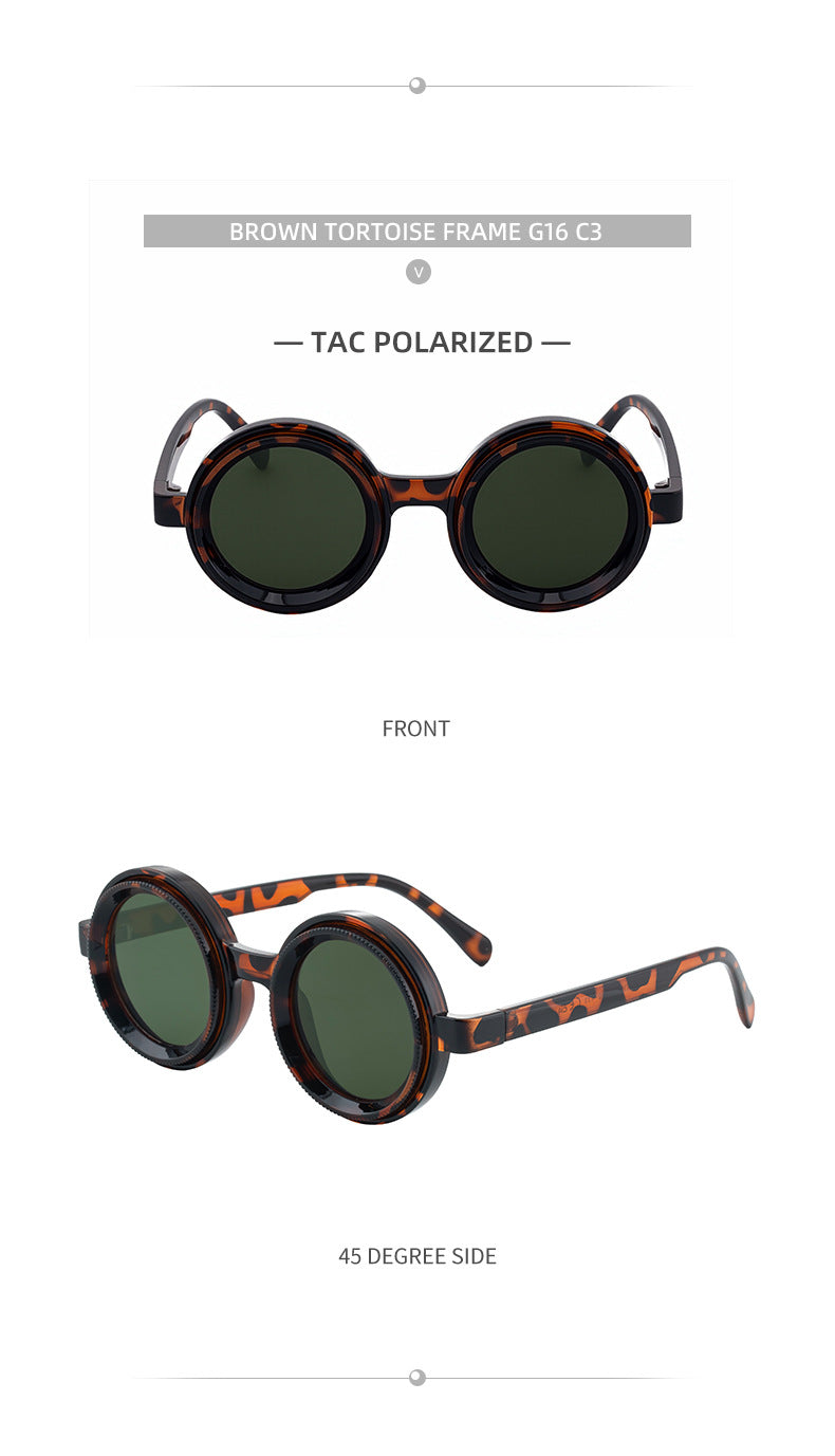 2025New nd Adjustable Sunglasses for Men, Zoom Rotating Glasses, Sun Protection Polarized Glasses, High-End Feel Sunglasses for Women