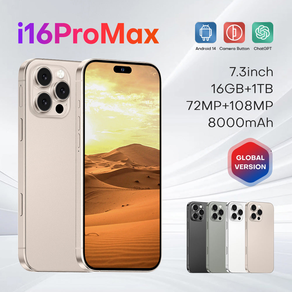 i16 ProMax Android Smartphone16+1T Shopee E-commerce(Popular)
