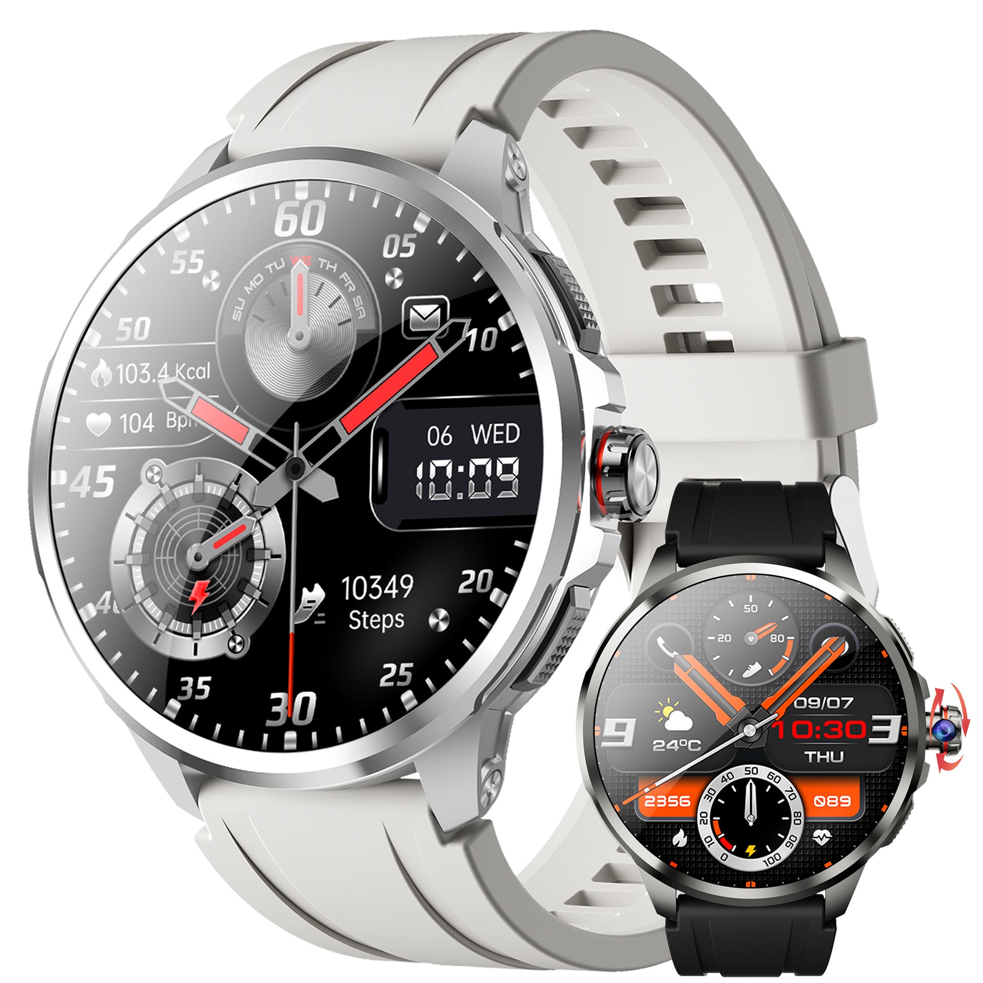 H99Smart Watch5G Dual System Independent SIM Card Global Communication APP Download Video Call Photo Outdoor Sports