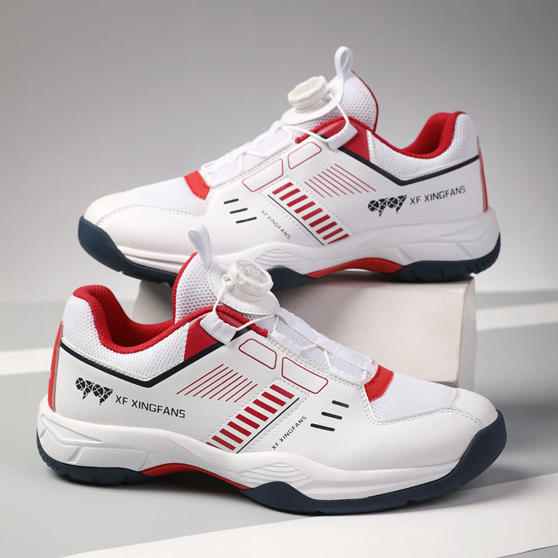 Large Size New Cushioning Anti-Slip Sneakers Breathable Table Tennis Shoes Low-Top Men's Professional Badminton Training Shoes