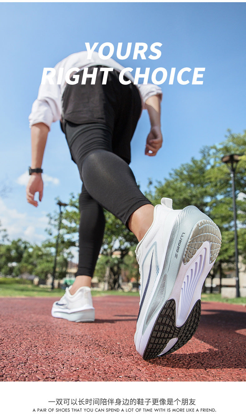 2025Plus Size Sports Shoes Racing Training Carbon Plate Sports Shoes Lightweight Men and Women Autumn Running Shoes