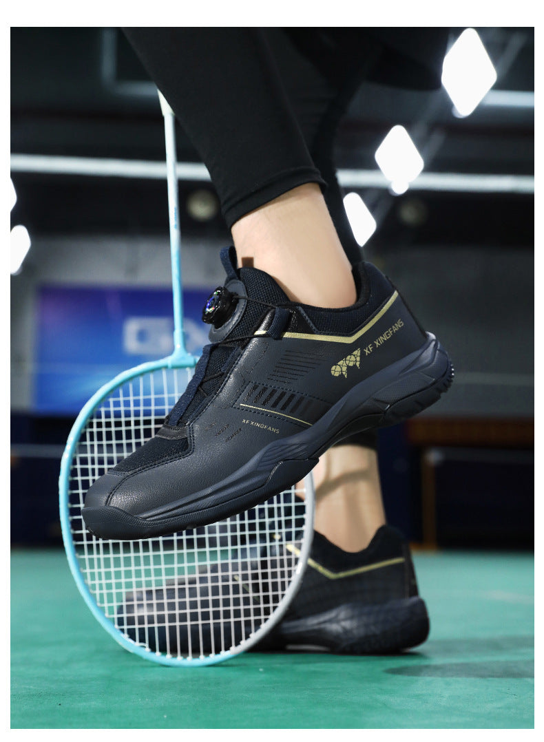 Large Size New Cushioning Anti-Slip Sneakers Breathable Table Tennis Shoes Low-Top Men's Professional Badminton Training Shoes