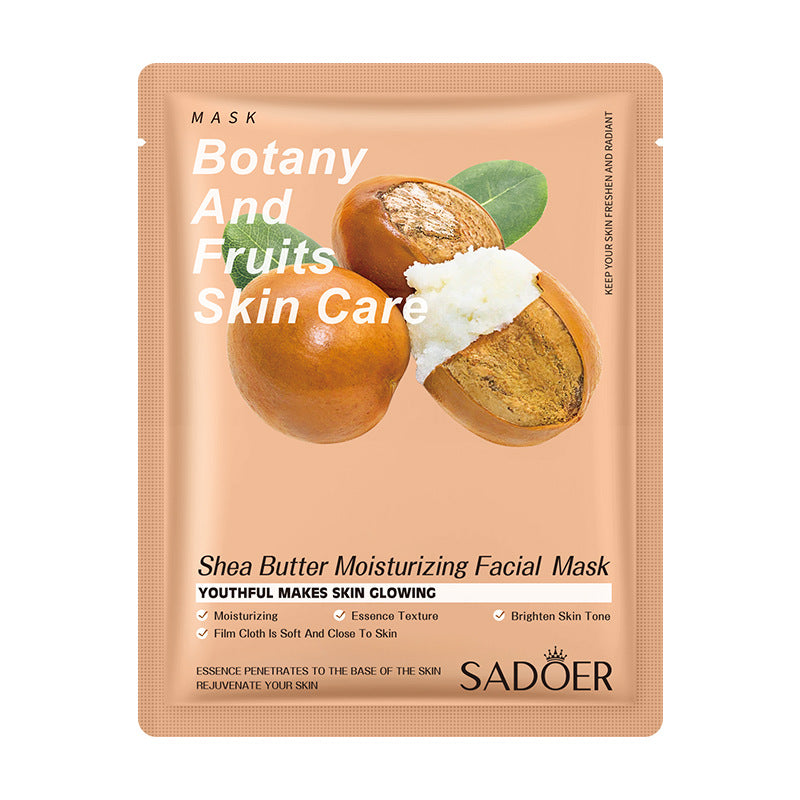 Fruit Mask SADOER Avocado Rose Hydrating Moisturizing Tablets Cross-border Foreign Trade Skincare Wholesale