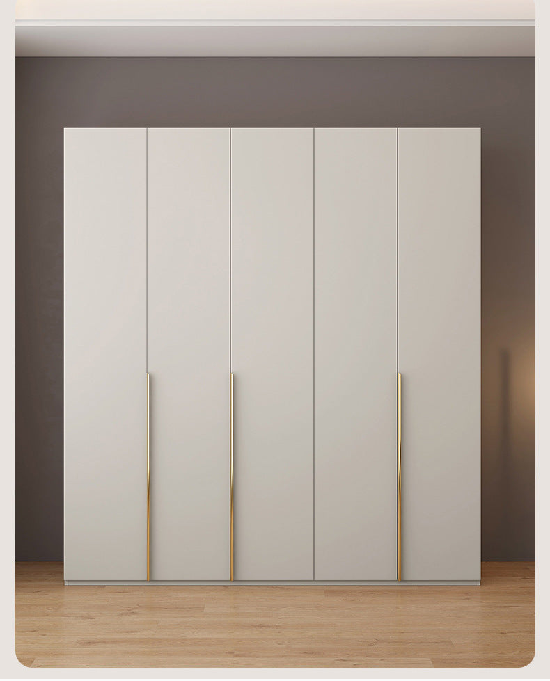 Wardrobe Solid Wood Hanging Area Multi-Bedroom Home Eco-Board Children's Room Corner Computer Desk Desk Cabinet Integrated Wardrobe