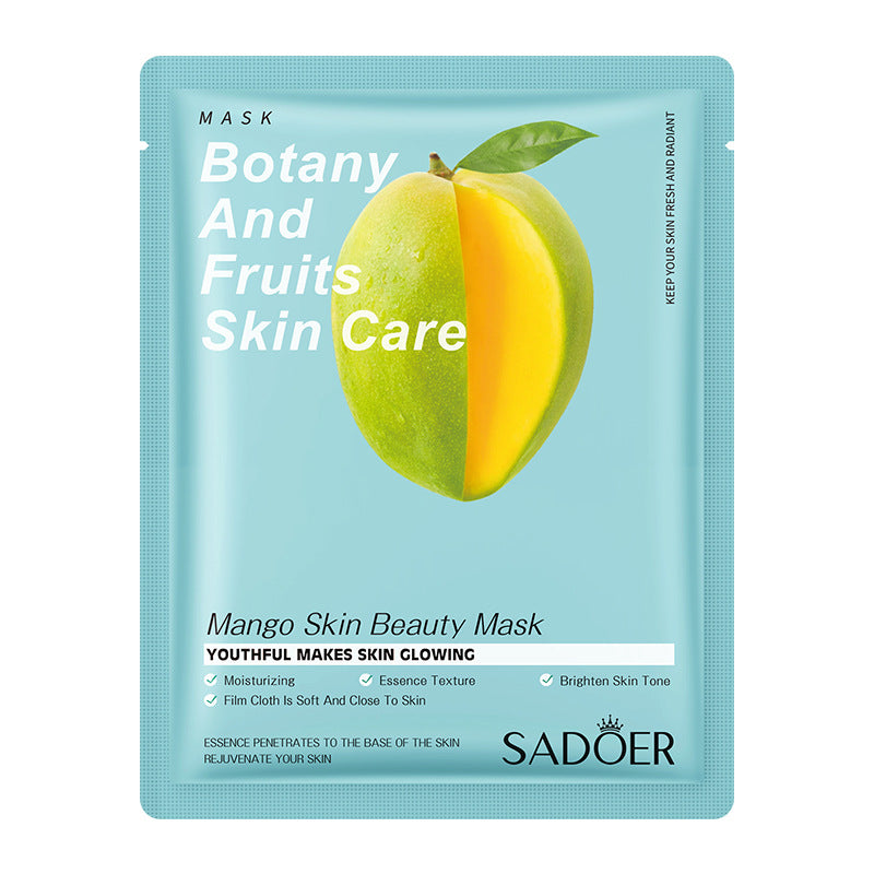 Fruit Mask SADOER Avocado Rose Hydrating Moisturizing Tablets Cross-border Foreign Trade Skincare Wholesale