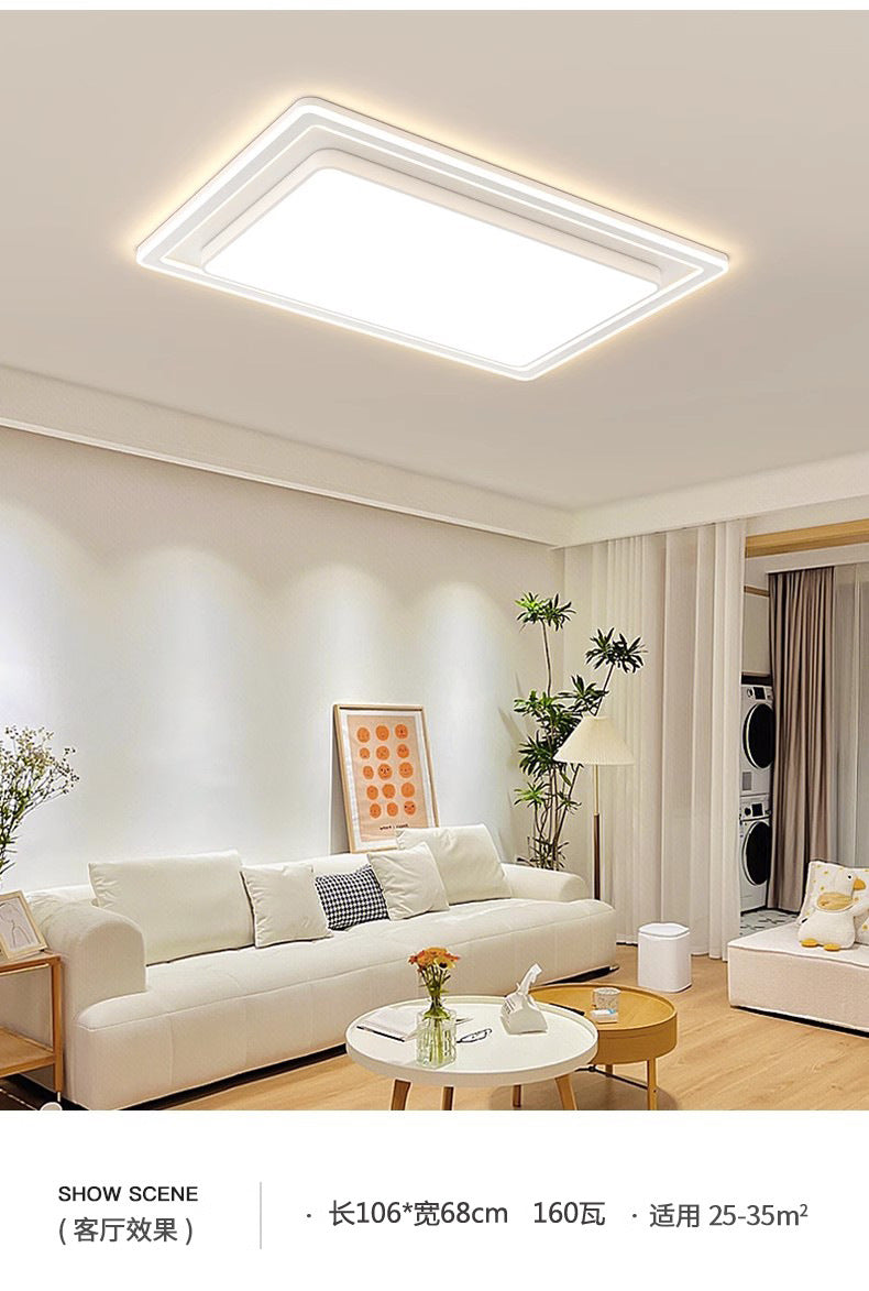 Whole House Lighting Four Bedrooms Two Living Rooms Ceiling Light led Modern Simple Master Bedroom Lamp Iron Art Living Room Lamp Elegant Home Use