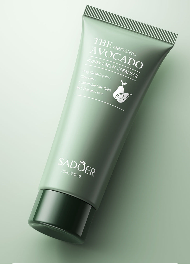 Full English Avocado Skincare Set SADOER Cleansing, moisturizing and moisturizing six-piece set  foreign trade wholesale