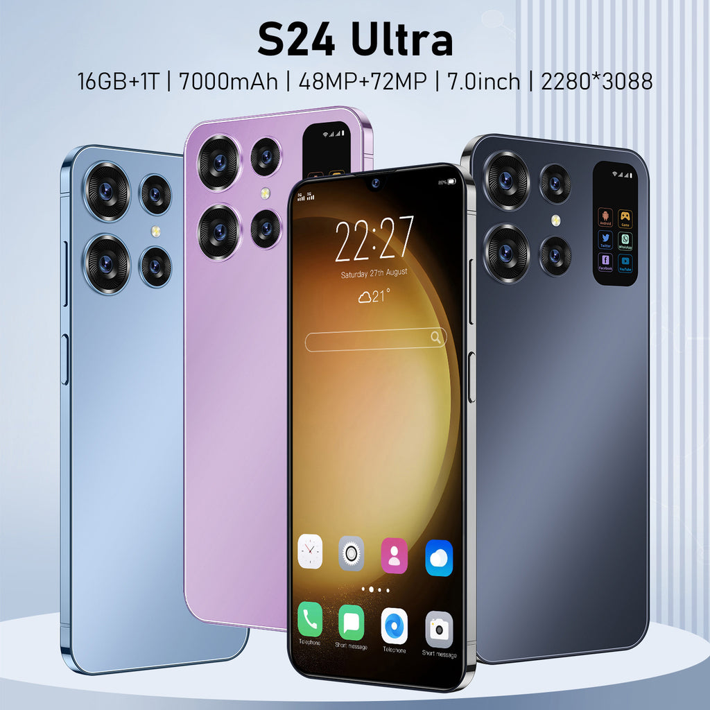S24 AliExpress7.0Large Screen Smartphone16+1T All-in-One Low Price(Popular)