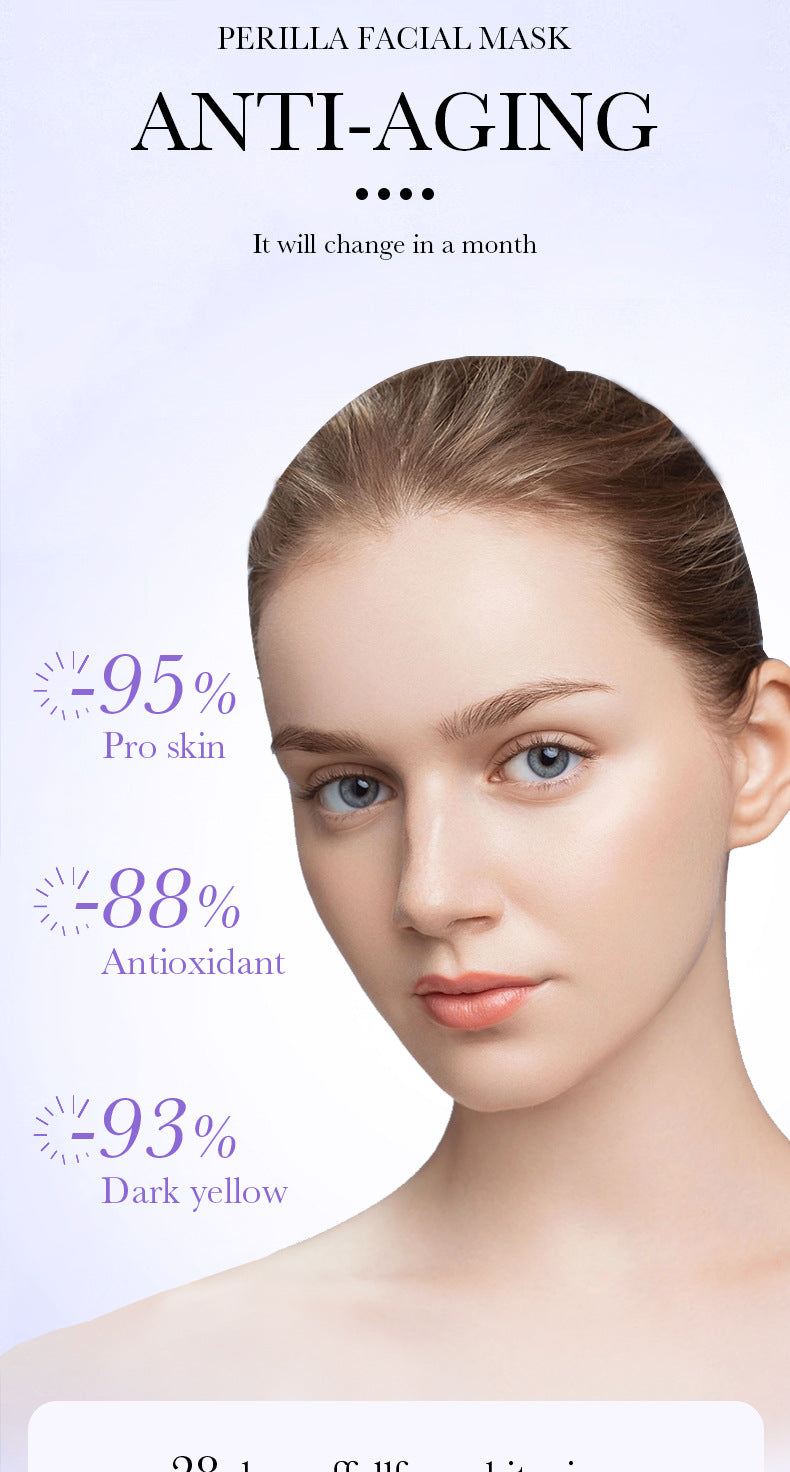 Perilla Mask25g BIOAOUA Polypeptide Hydrating Moisturizing Tablets for Cross-Border Wholesale