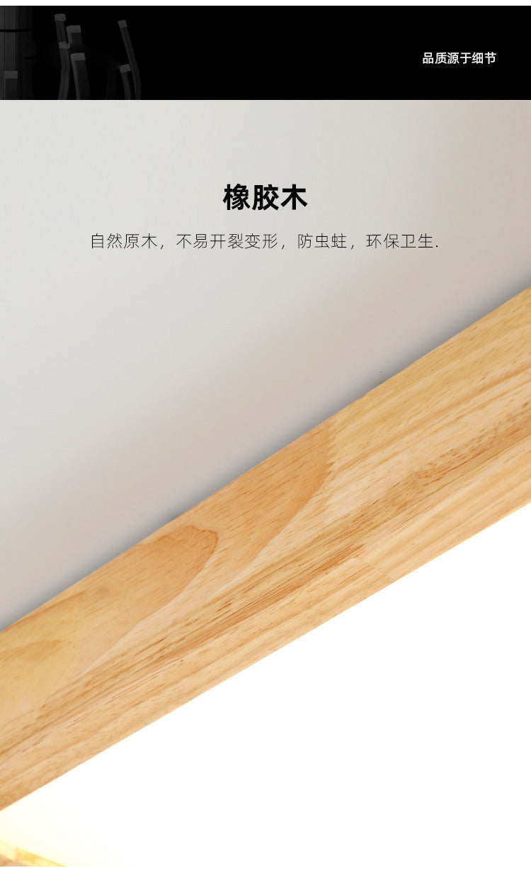Solid Wood Bedroom Ceiling Light led Modern Simple Walnut Wood Room Lamp Creative Living Room Lamp Home Atmosphere Wholesale