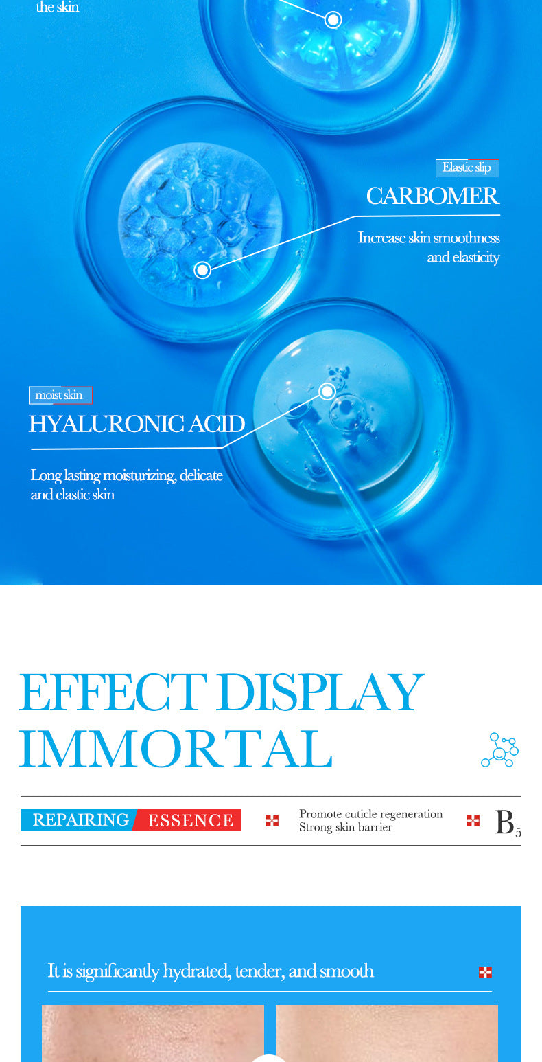 Vitamin B5Essence BIOAOUA Hyaluronic acid moisturizing and hydrating  foreign trade wholesale