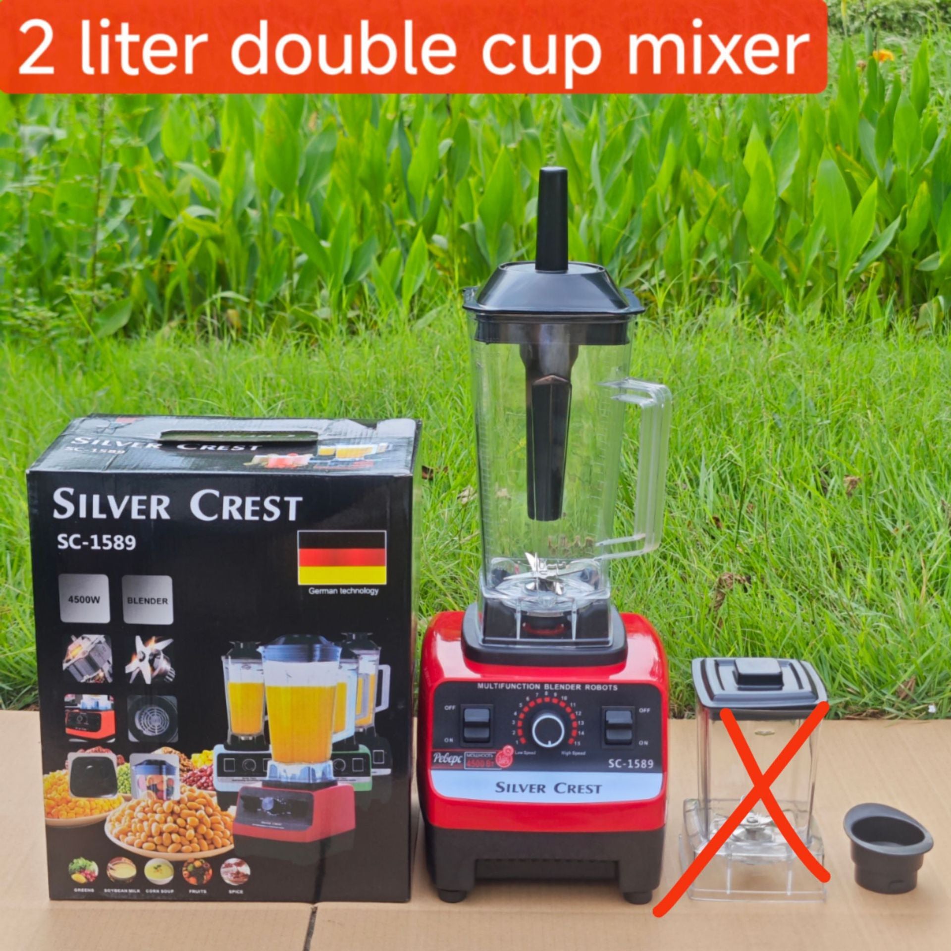 3L8in1blender  North America Europe Africa Stainless Steel Metal Blender Juicer Meat Grinder Multi-Functional