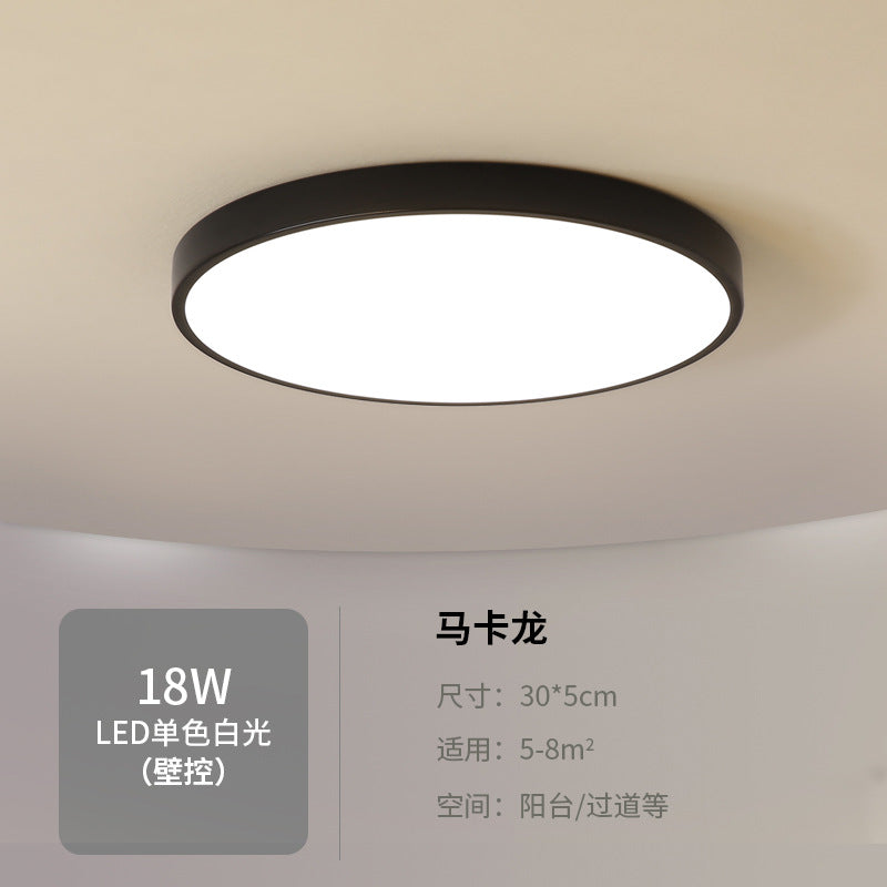 led Ceiling Light Round Bedroom Room Light Nordic Macaron Home Dining Room Study Hallway Balcony Lighting