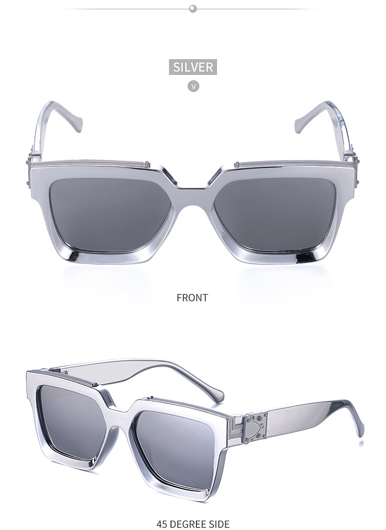 86229Small Frame Sunglasses for Women, European and American Style, Small Size, 0k Rich Man Same Style Sunglasses for Men, Trendy sunglasses