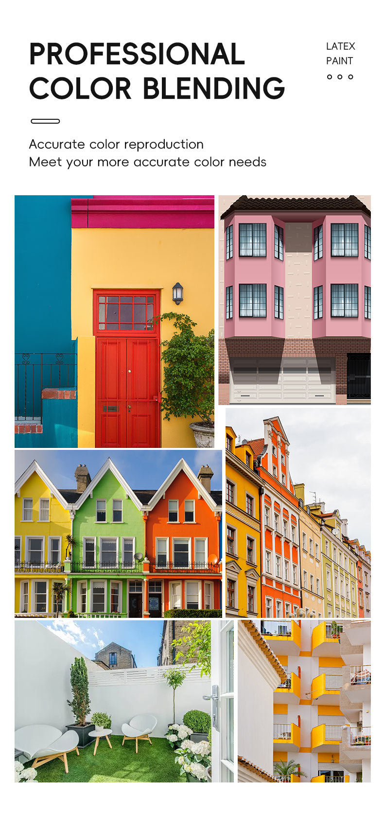 Qixia Exterior Wall Latex Paint Wall Renovation Special Repair Exterior Wall Paint Color Change Coating Wall Paint Exterior Wall Coating