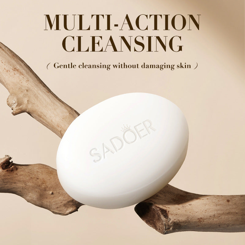 Milk Moisturizing Soap100g SADOER Universal Handmade Soap for Body Cleansing Cross-Border Wholesale