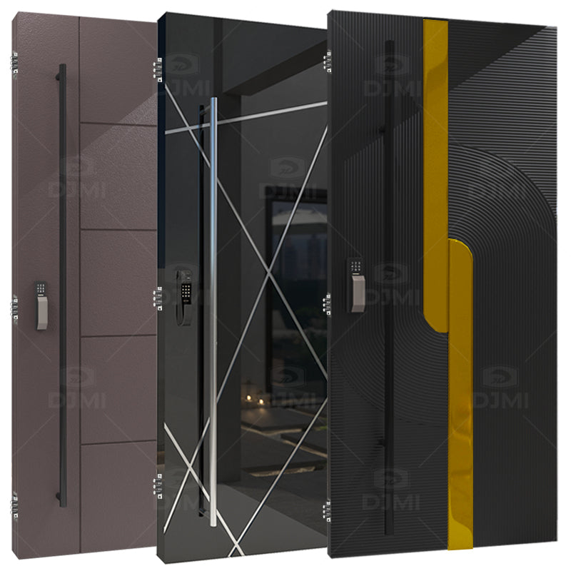 China Top Manufacturer Custom Tall Entry Classic Aluminum Pivot Door Exterior Front Door Modern Front Entry Door