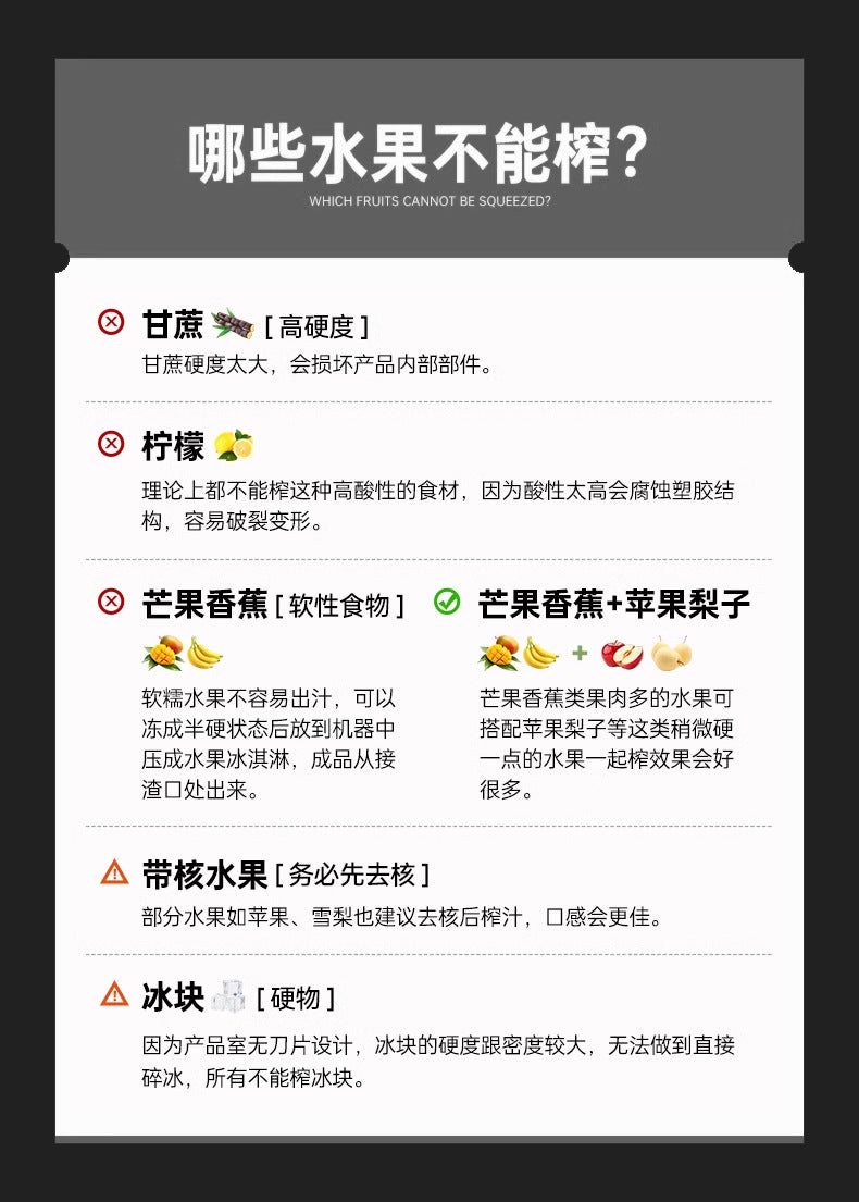 Juicer with Pulp Separation, Fully Automatic Household Small Juicer, Multi-Functional Fruit Juice Maker, Original Juice Machine