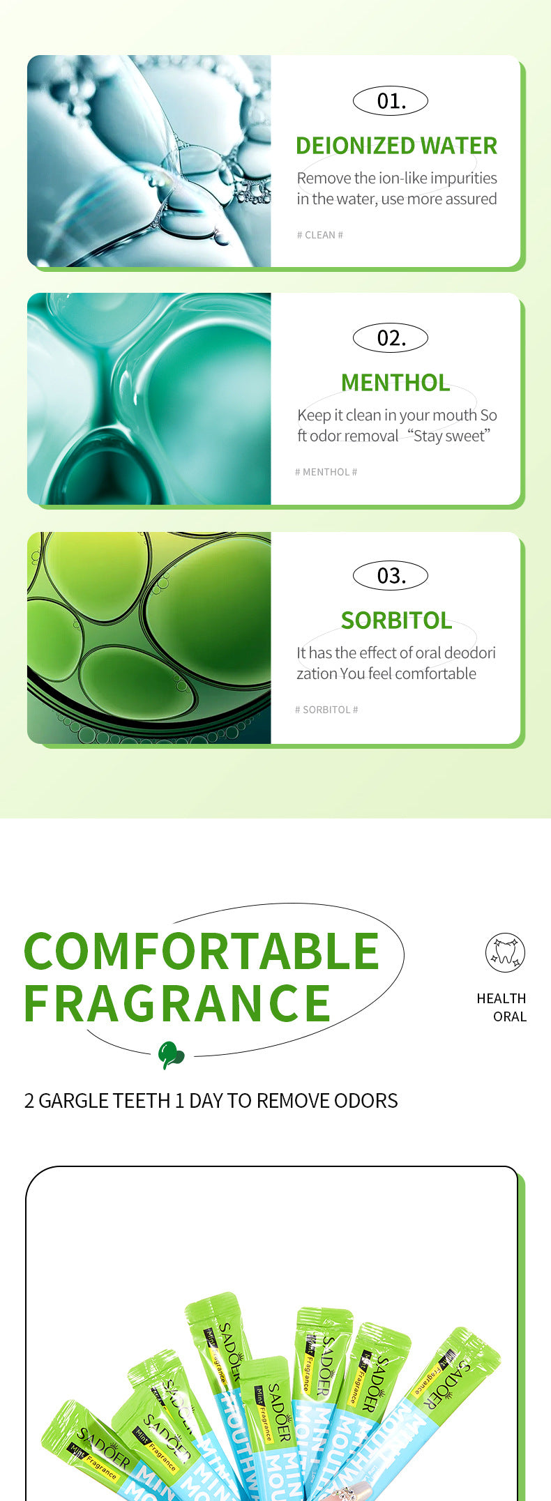 Cross-border Lemon Mouthwash Strips Oral Care Disposable Portable Cleaning Export Manufacturer Wholesale