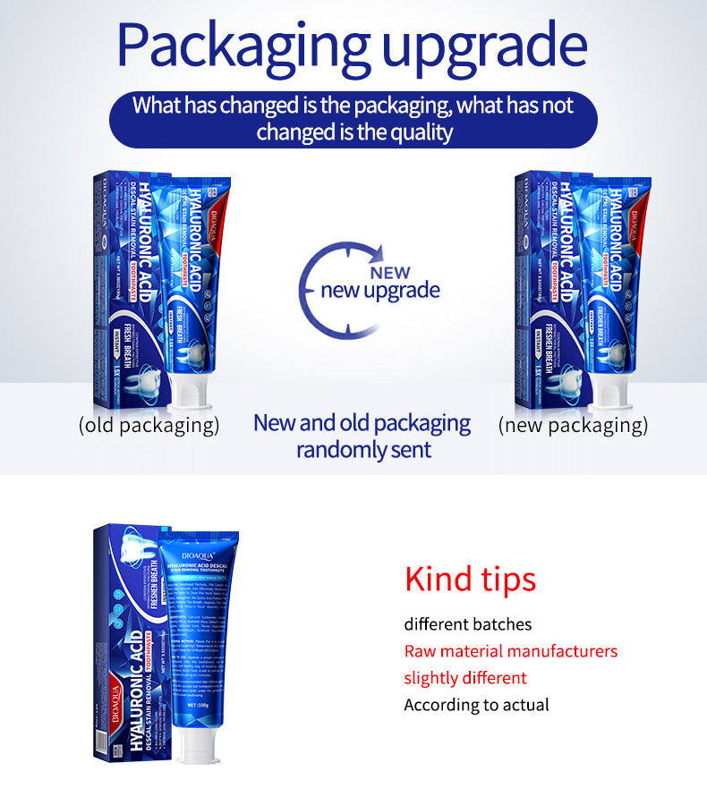 Foreign Trade  BIOAOUA Baking Soda Gum Care Toothpaste Clean the Mouth and Freshen Breath Genuine Toothpaste Wholesale