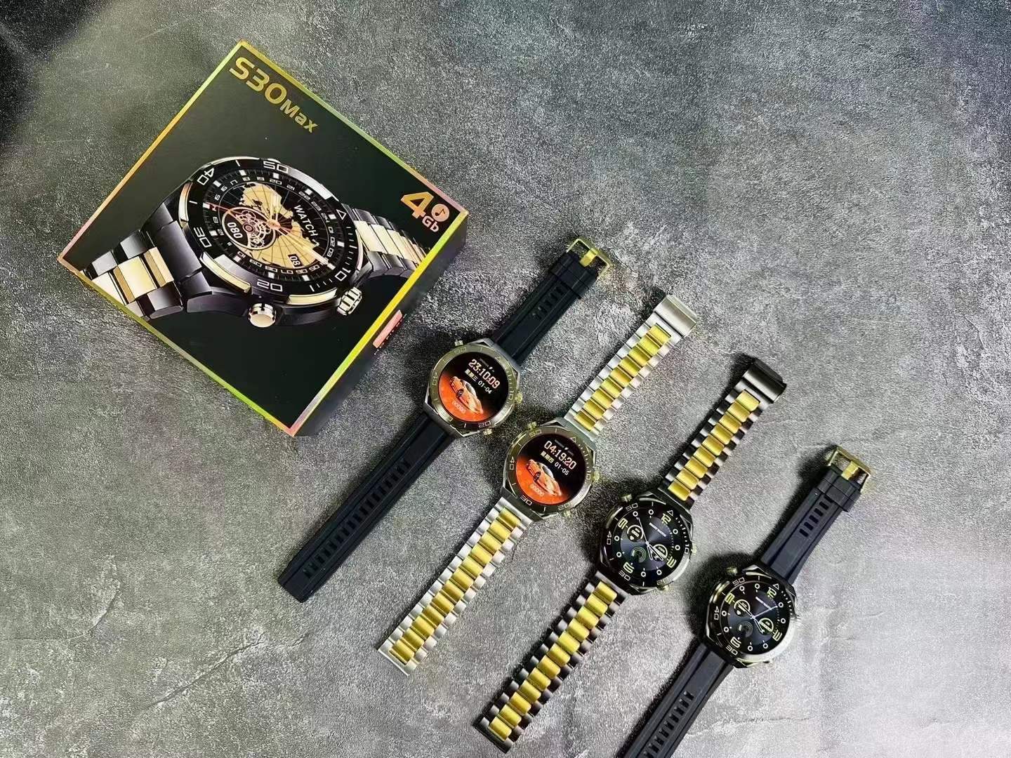 S30 Max Smart Watch1.52inch Bluetooth Call Heart Rate Step Count Sleep Monitoring Local Photo Album+Music