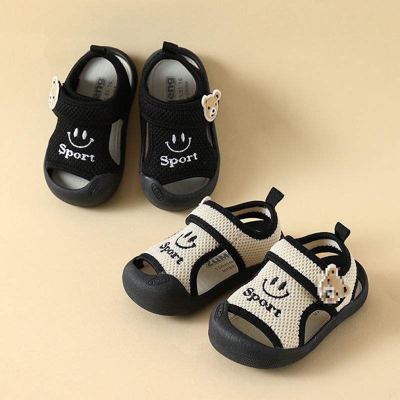 Toddler Shoes Boys Baby Sandals Summer Baby Shoes Soft Bottom0-3Spring and Autumn Girls' Shoes Breathable Anti-Fall Shoes