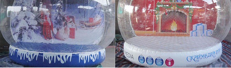 Transparent Inflatable Starry Sky Romantic Bubble House Hotel Outdoor Transparent Display Tent Famous Accommodation Crystal House Snow Globe