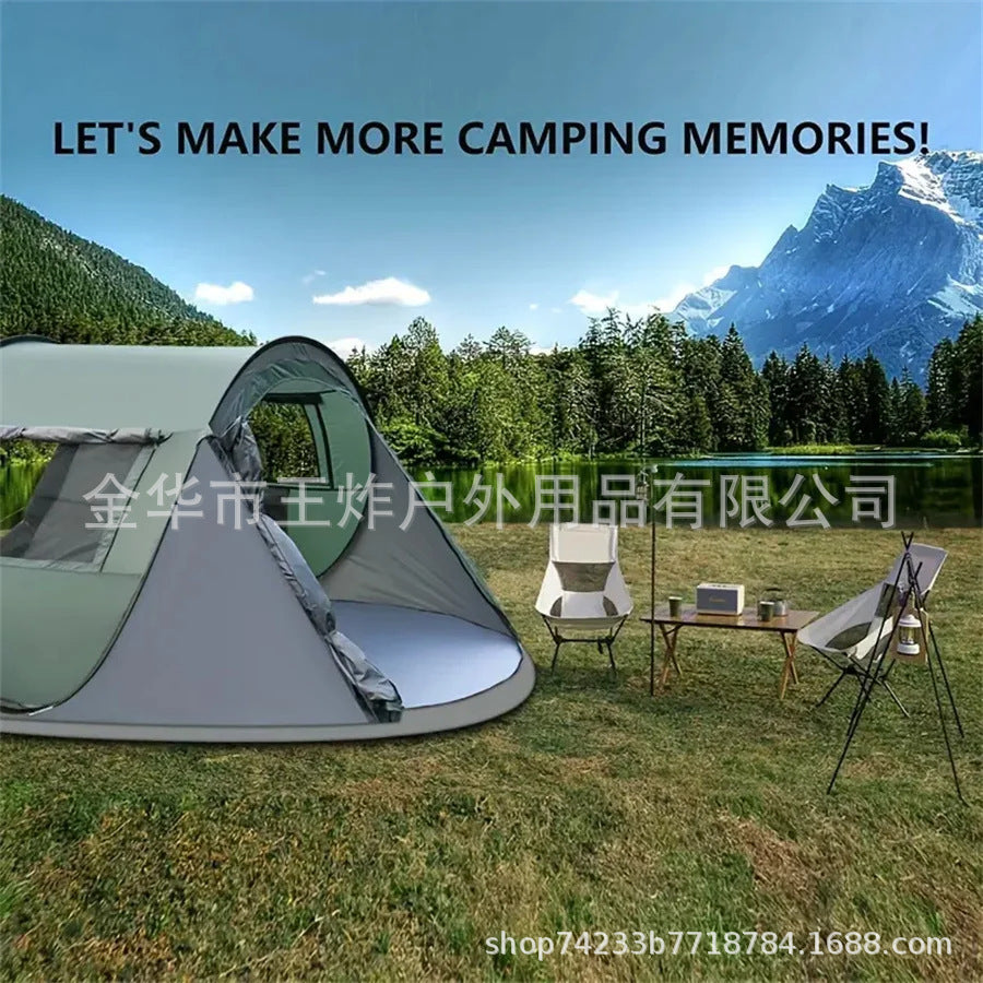 Automatic Hand Throw Quick Open Tent Indoor Children's Tent Camping Windproof Rainproof Sunproof Tent