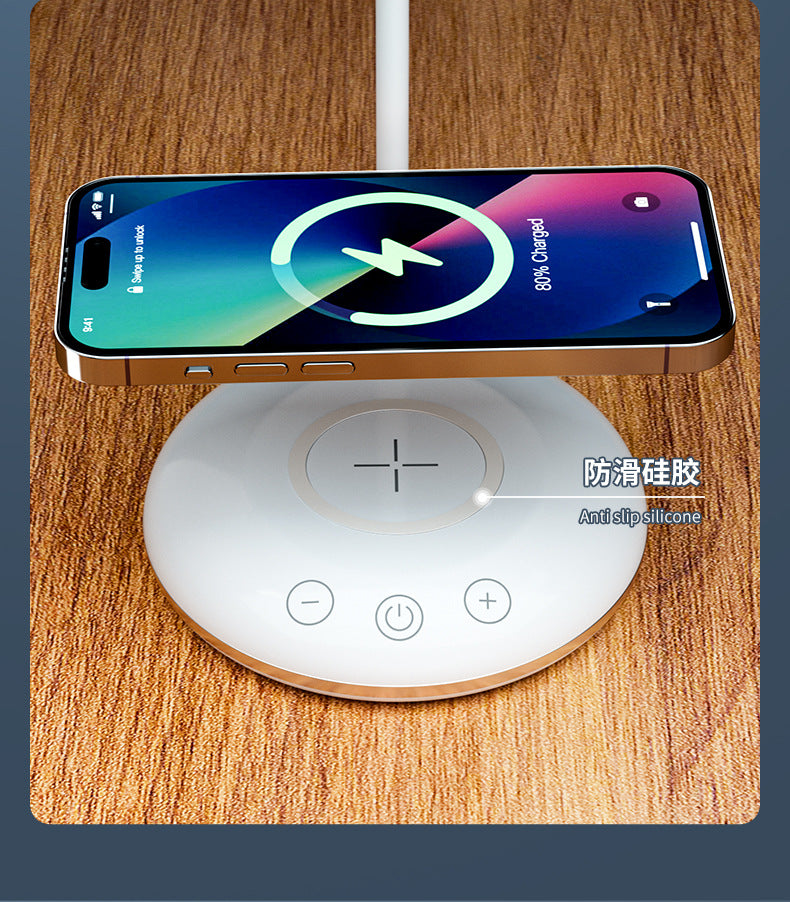 LED Desk Lamp Eye Protection Desk Student Bedroom Home Bedside Lamp Simple Business Desk Lamp Wireless Charging Desk Lamp Wholesale