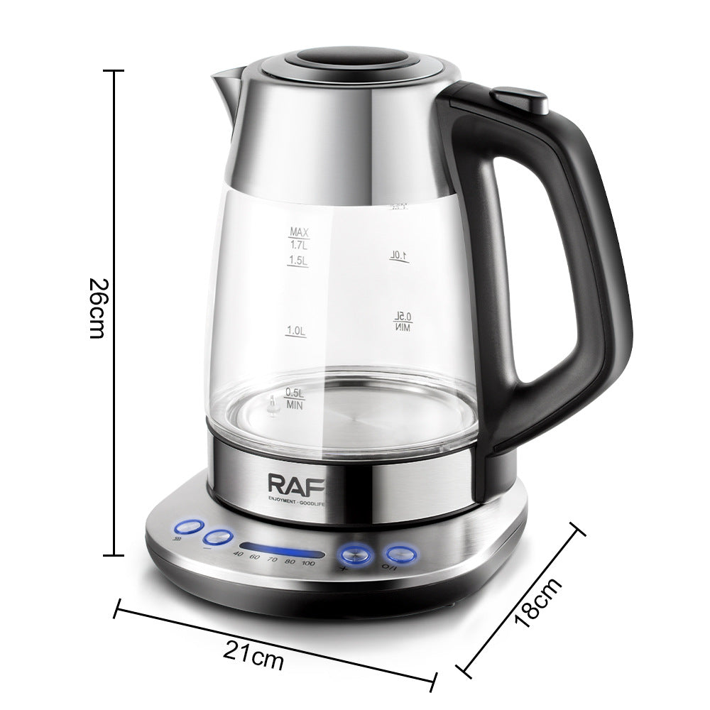 RAF European Standard Electric Kettle Household Health Kettle Multi-Functional Herbal Tea Decoction Split-Type Boiling Water Kettle1.5L