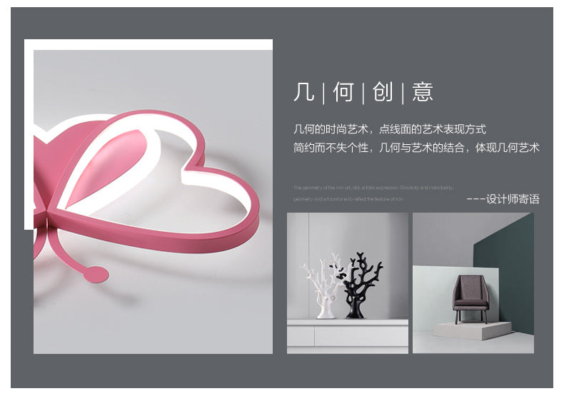 Children's Lamp Eye Protection Cartoon led Ceiling Lamp Boys Girls Kindergarten Lamp Iron Art Room Bedroom Lamp Wholesale