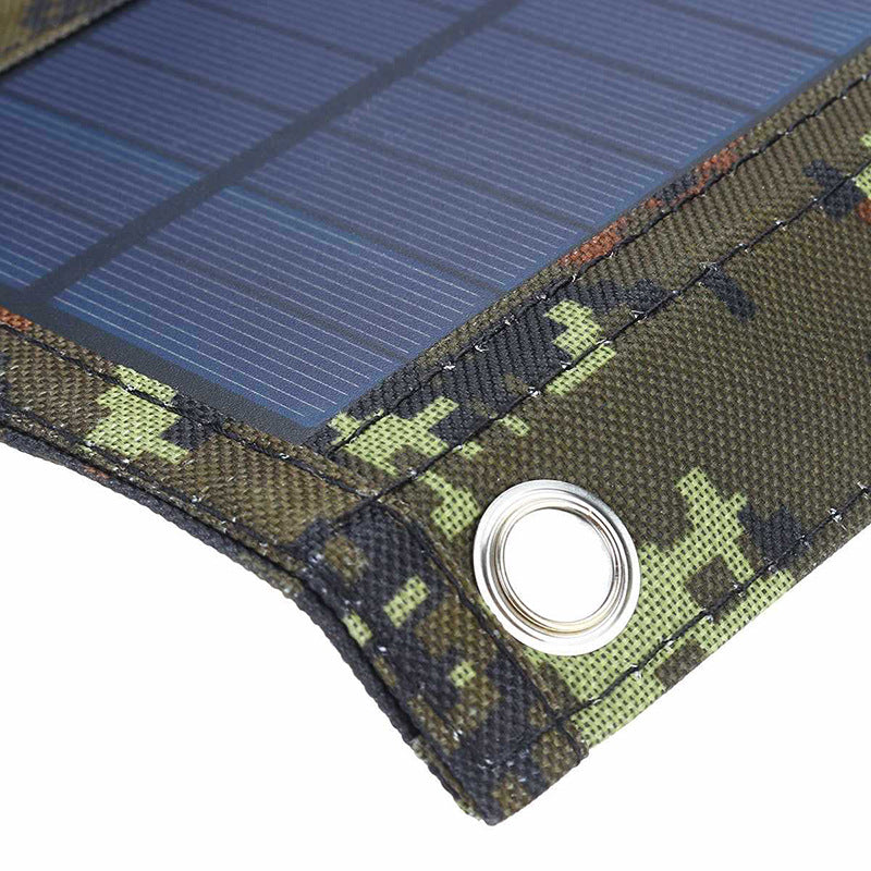 E-commerce 15W 5V USB Output Portable Solar Panel Outdoor Hiking Camping Solar Folding Bag