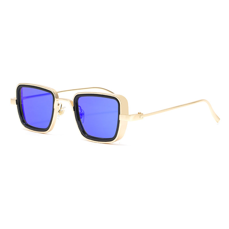 KABIR SINGH Steampunk Small Square Frame Sunglasses for Men High-end Indian Sunglasses Men's Glasses