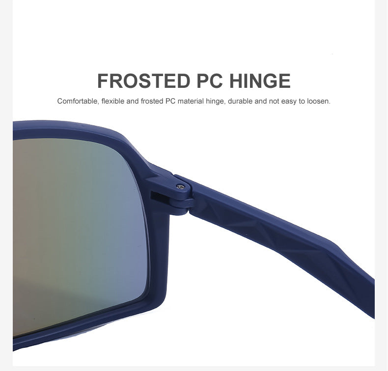New Colorful Cycling Glasses for Men1998One-piece sunglasses European and American fashion outdoor sports sunglasses