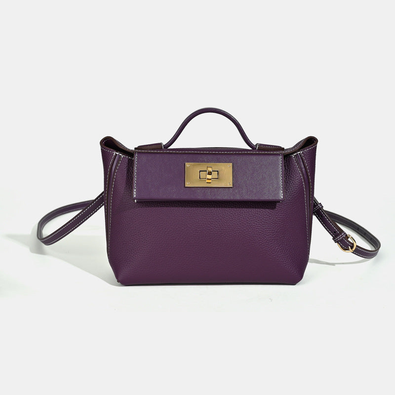 New European and American Style Kelly Bag Versatile Dumpling Bag High-Quality Texture Top Layer Fashion Women's Handbag Tote Shoulder Crossbody Bag