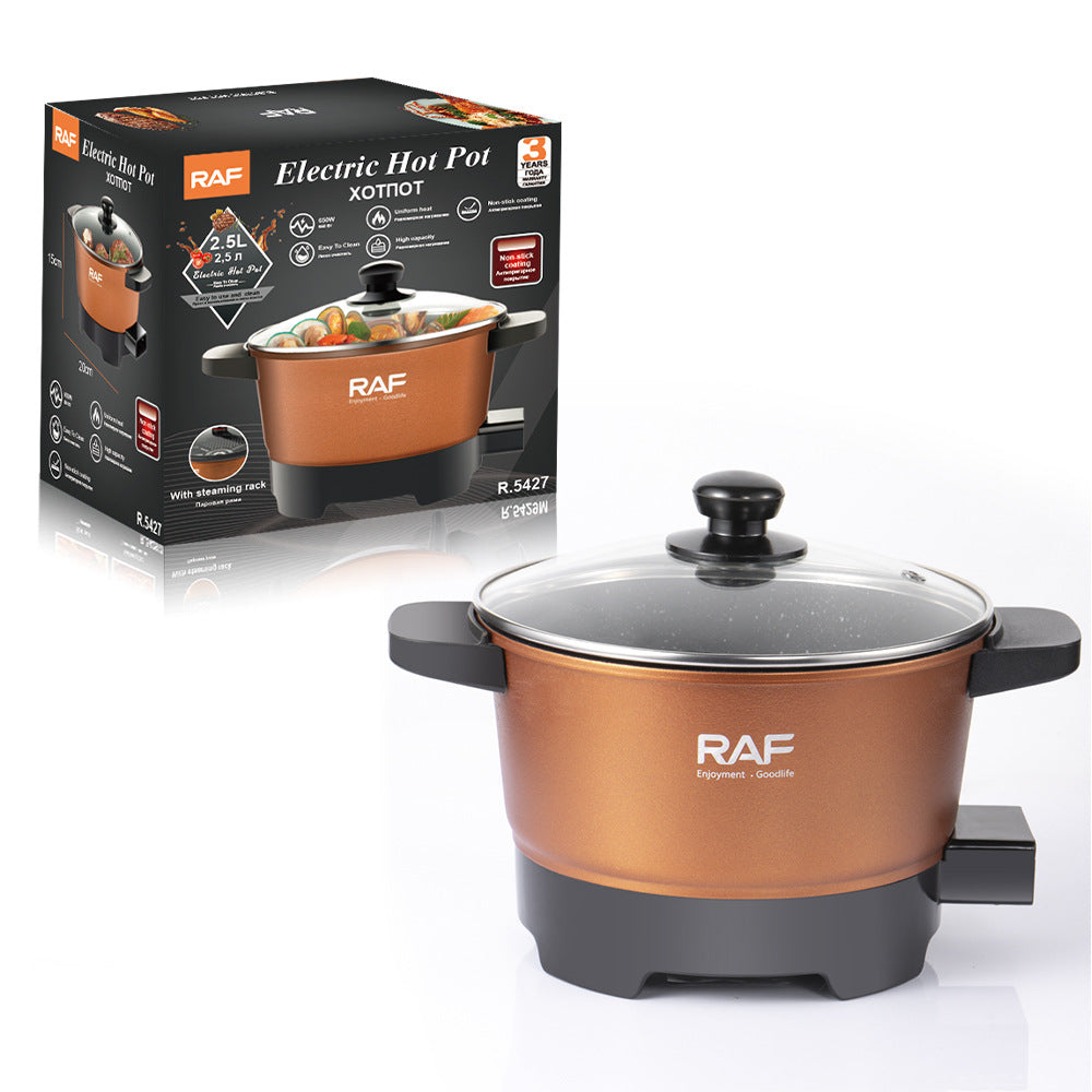 RAF European Standard Household Barbecue Hot Pot Grill and Hot Pot Combo Small Hot Pot BBQ All-in-One Pot Multifunctional Grill Machine
