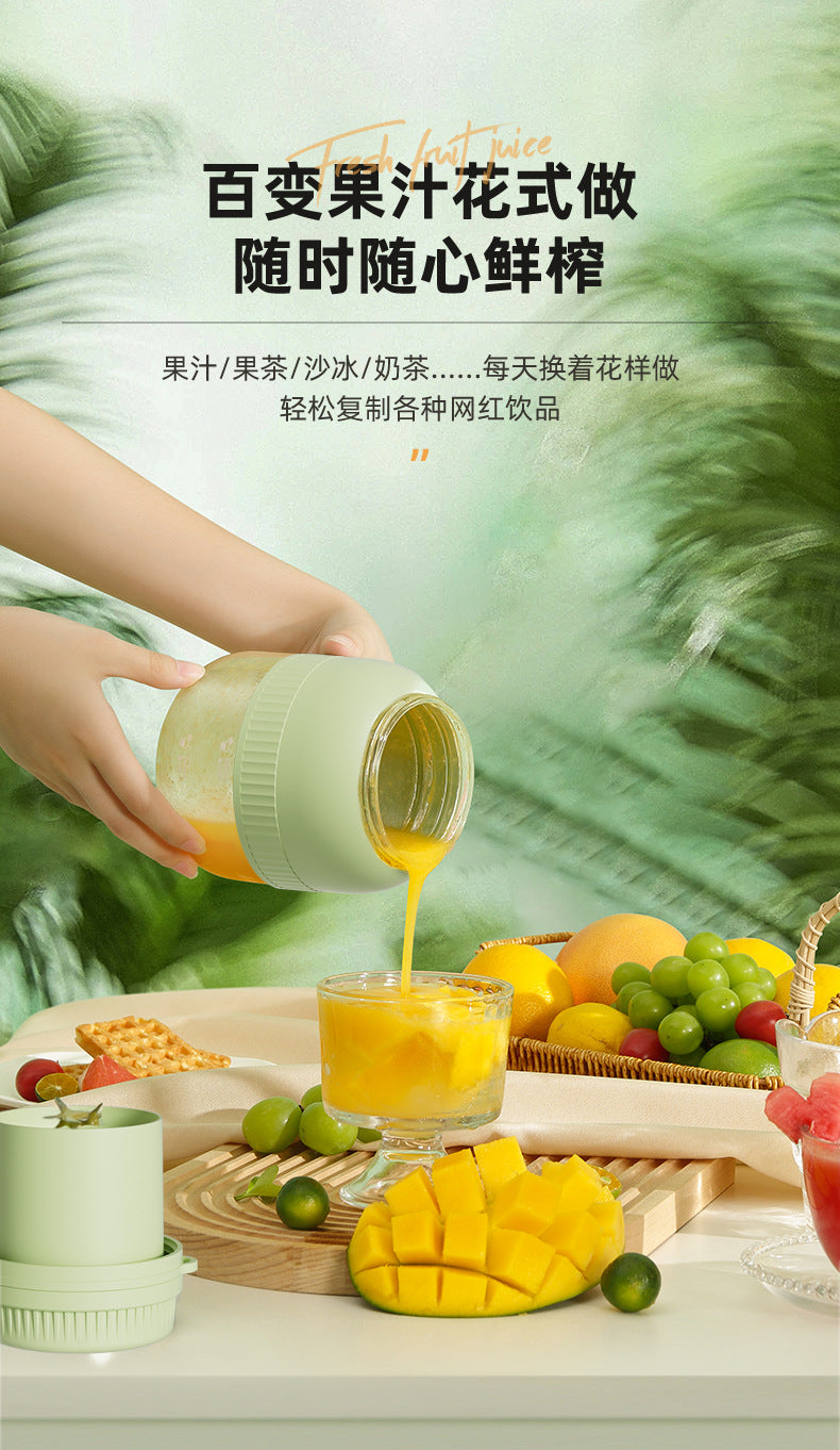New Portable Small Electric Juicer Cup Multi-Functional Household Juice Maker Ton Ton Bucket Original Juice Machine