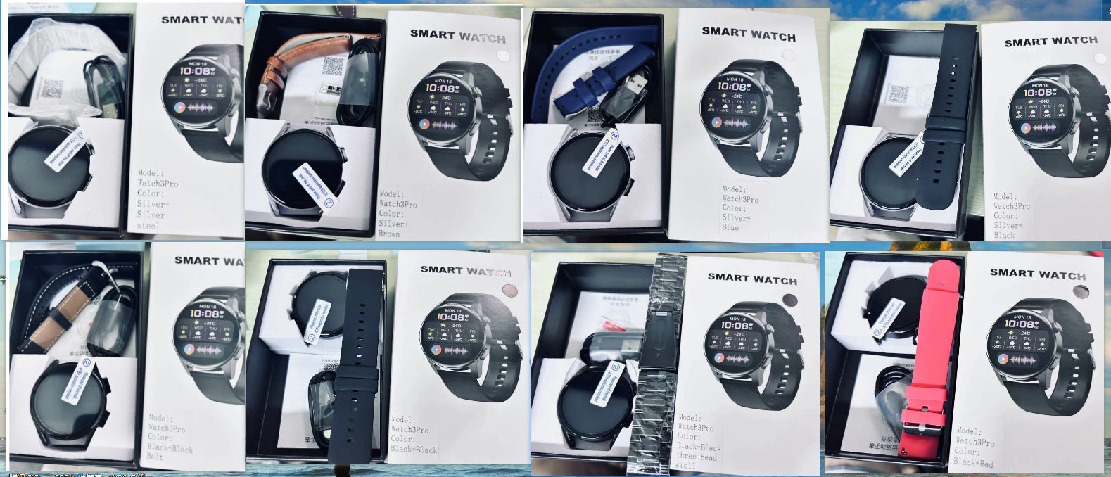 Hot-Selling Smart Watch watch3pro Bluetooth calling NFC Huaqiang North Watch smart watch