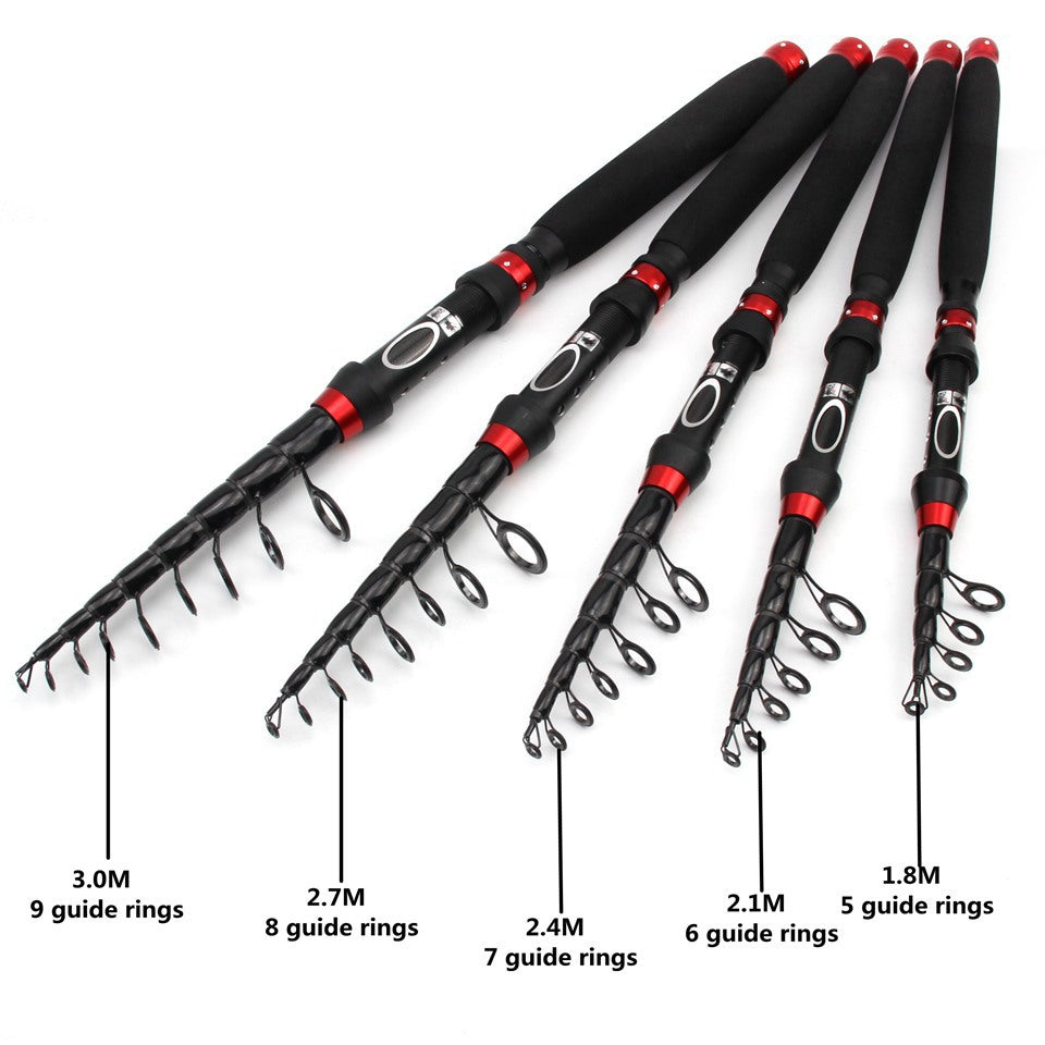 Ultra Short Ultra Light Retractable Lure Rod Small Sea Rod Rock Fishing Boat Fishing Rod Extended Handle European and American Fishing Gear