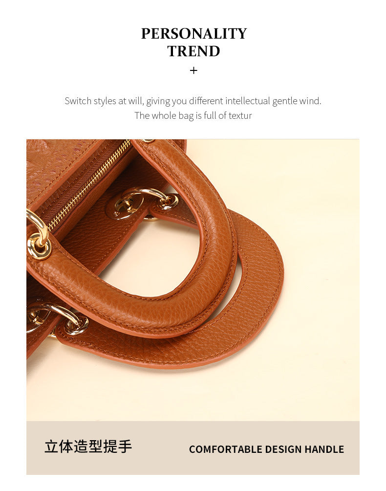 Source Factory New Fashion Classic Retro Tote Handbag Versatile Shoulder Trendy Women's Bag