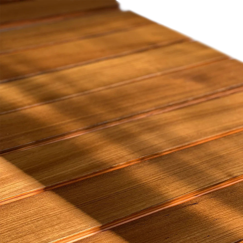 Premium Three-Layer Engineered Teak Hardwood Flooring, Splash Protection, Smooth Surface and Custom Options for Living Spaces