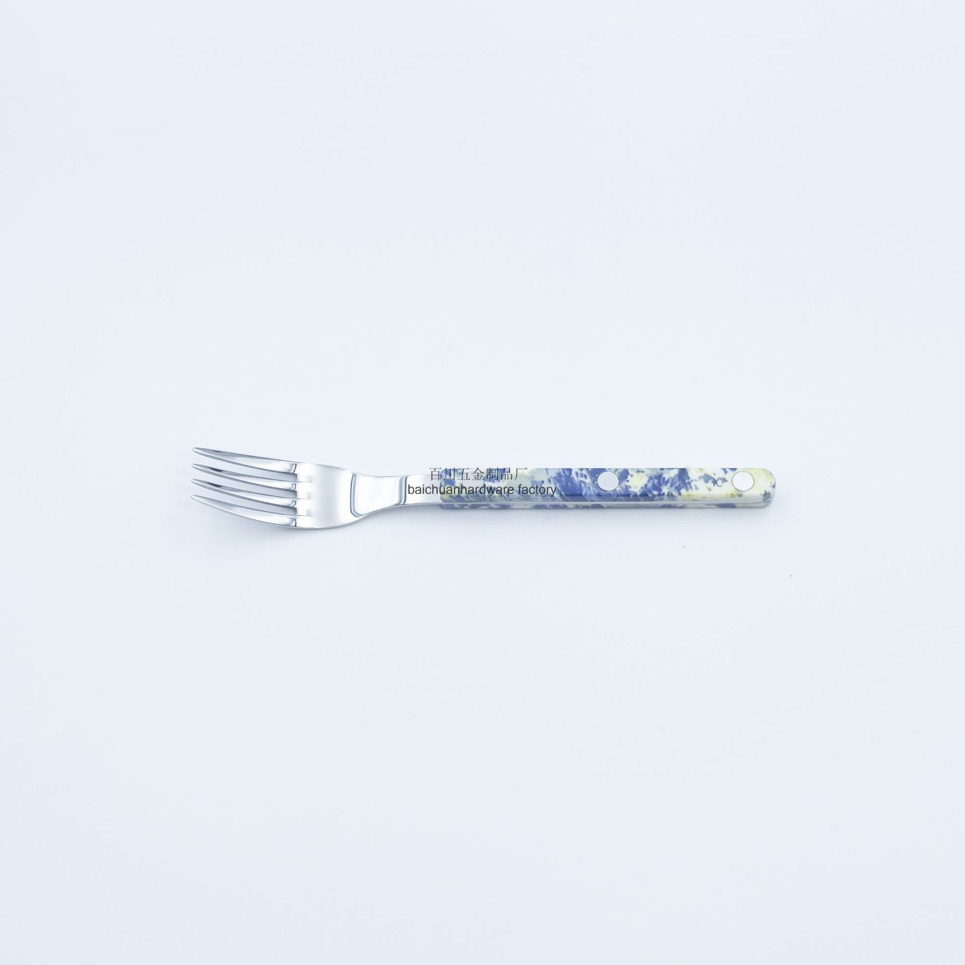 Marble Handle Western Tableware Set ABS Butter Fork Spoon Clip Handle Cheese Knife Dessert Chopsticks Spoon Fork