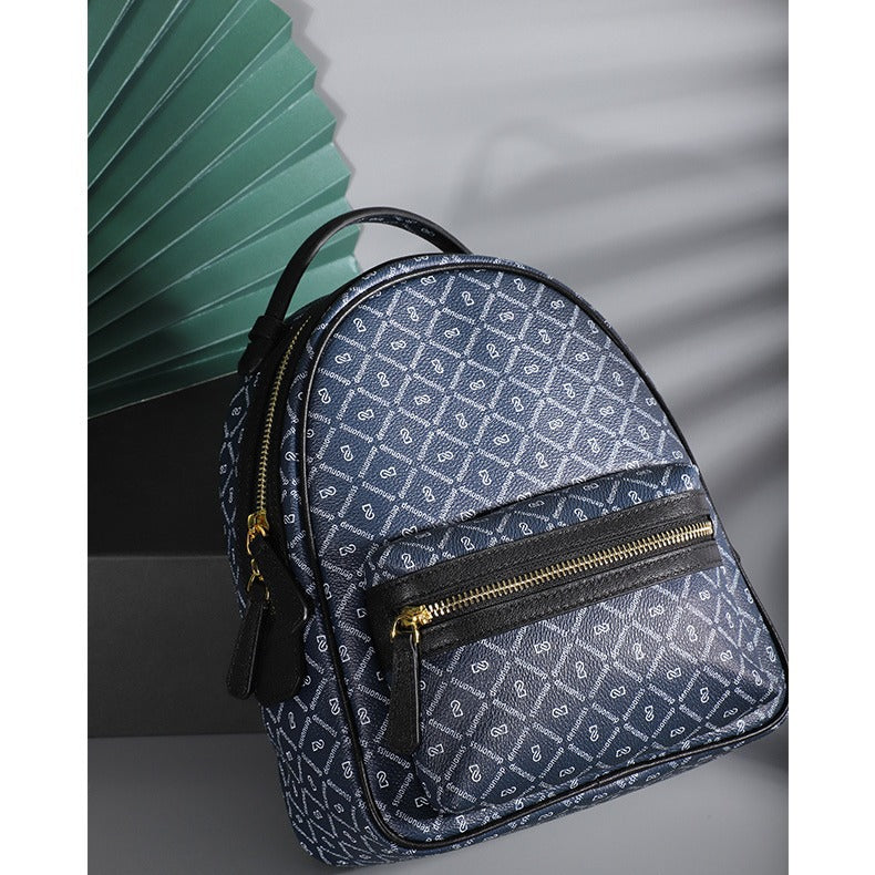 Trendy Fashion Bag for Women New Printed Handbag Retro Personality Stylish Color-Block Simple Shoulder Bag for Women