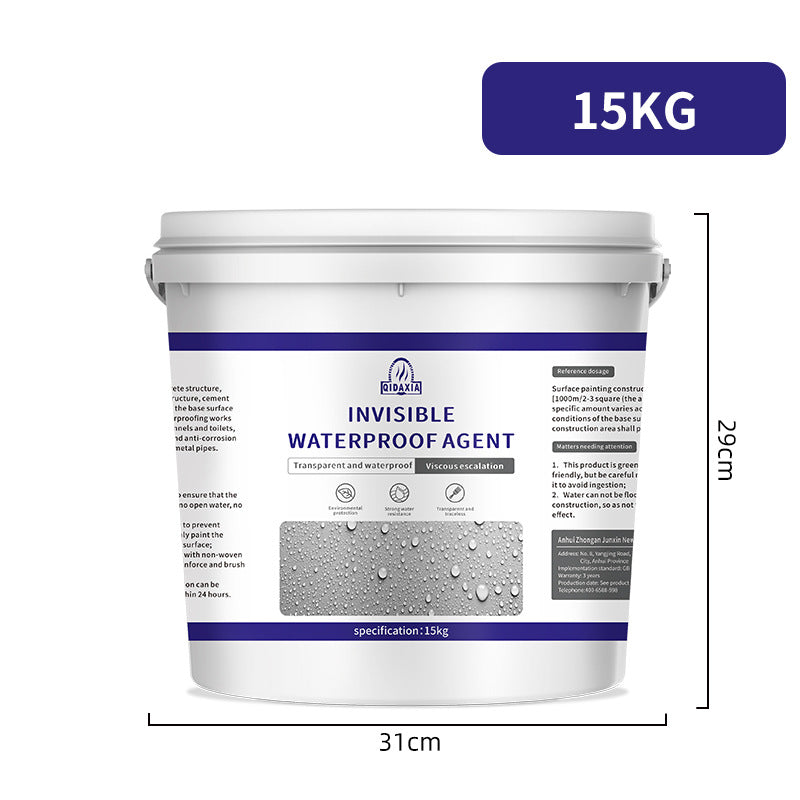 Nano Coating Roof Waterproof Glue Liquid Transparent Wall Water Infiltration Moisture Proof Toilet Transparent Waterproof Coating