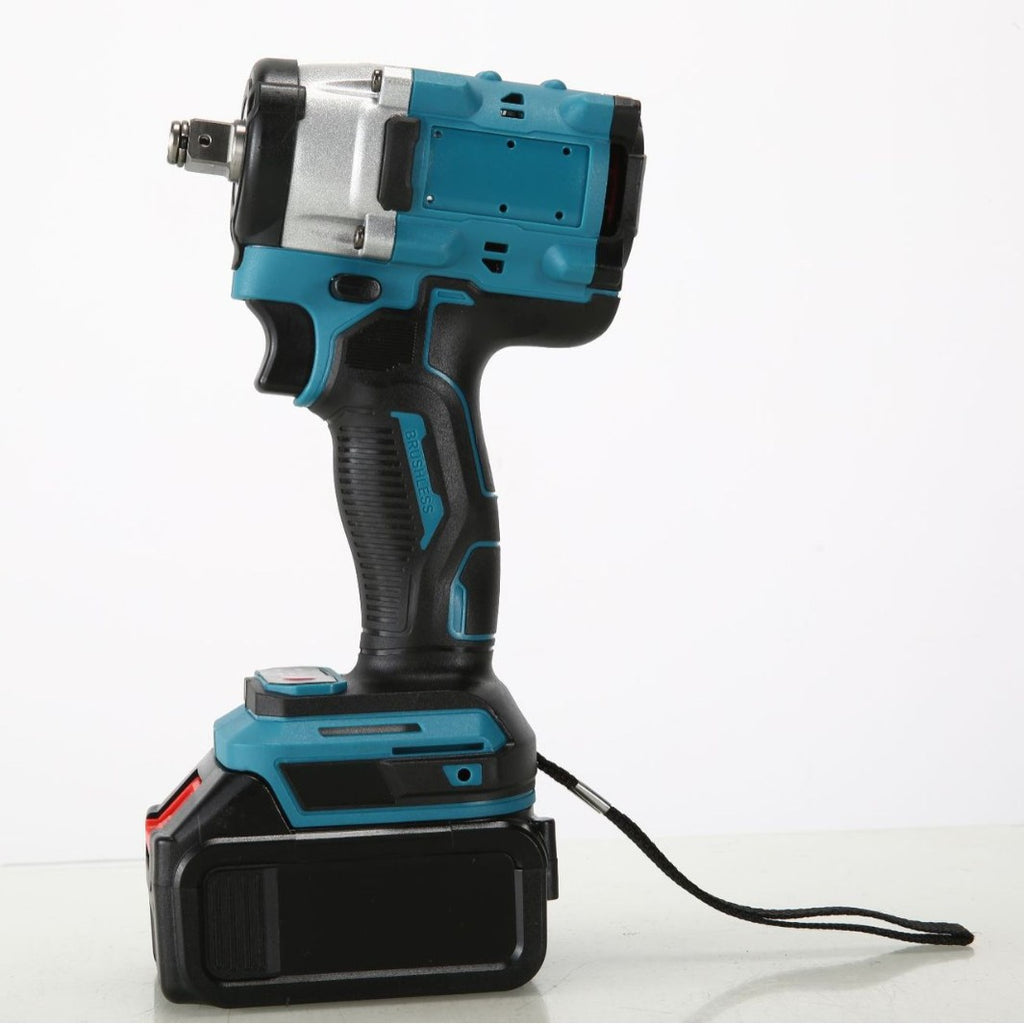 Cordless Electric Tool with Screwdriver Bits, Rechargeable Lithium Battery, High Torque Electric Wrench for Woodworking and Auto Repair