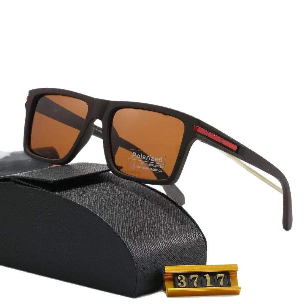 2024New Retro Square Men's Polarized Sunglasses High-end Fashion Sun Protection Sunglasses Wholesale