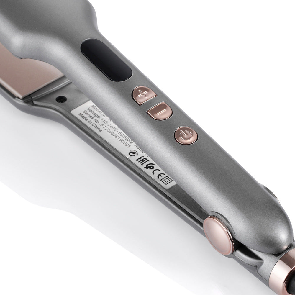 RAF EU Standard Hair Straightener Curler Negative Ion Hair Straightener Home Use Volumizing Hair Root Straightening Iron