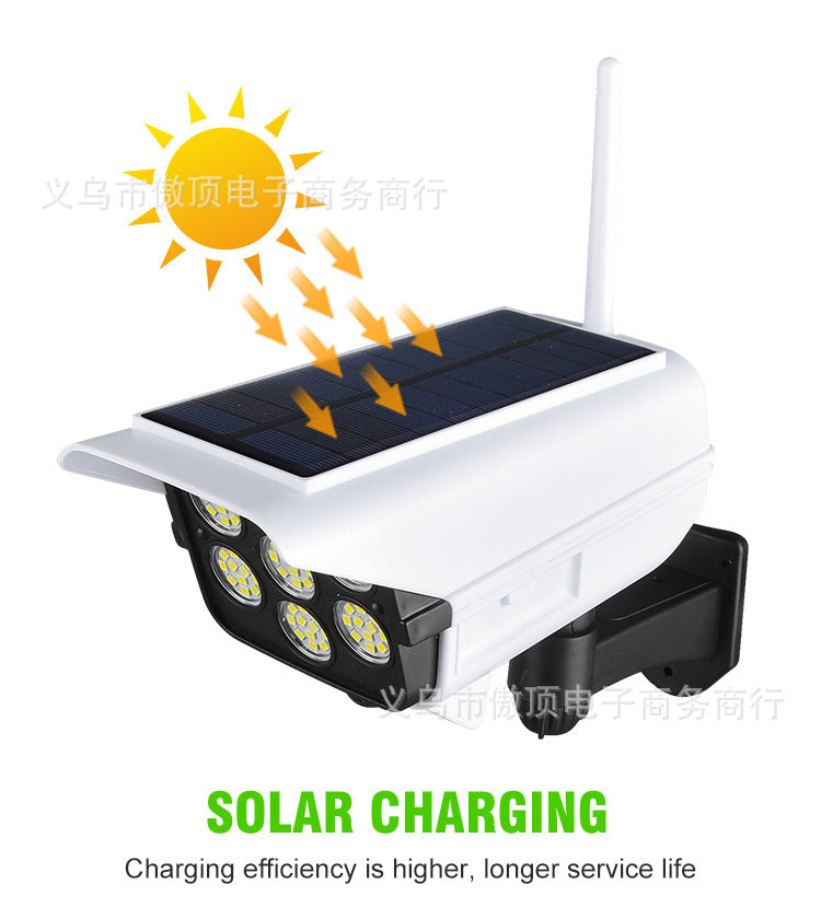 Solar Simulation Surveillance Light Outdoor Lighting LED Human Body Sensor Anti-Theft Light Garden Light Street Light
