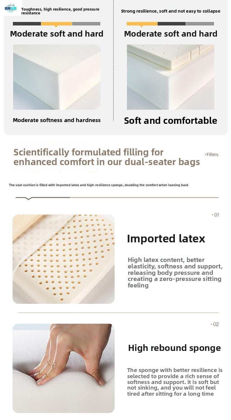 2025New Luxury Nordic Genuine Leather Sofa for Living Room, Simple Modern Straight Row Sofa for Small and Large Apartments